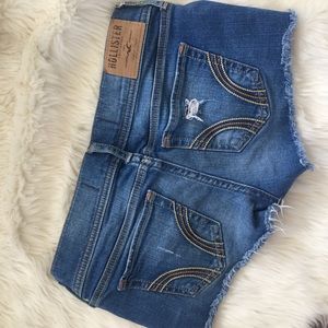 Distressed Hollister Denim Shorts 00